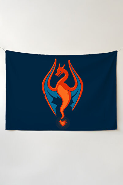 Charmbi غطاء جداري أفقي من بوكيمون - سجادة جدارية من القماش عالي الجودة بتصمي...