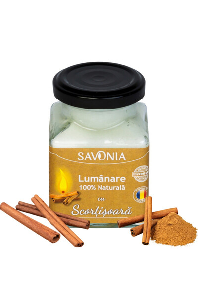 Savonia Scortisoara - Lumanare 100% Naturala 200 g,