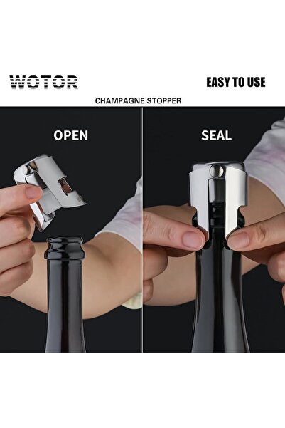 General Store Champagne Stopper Stainless Steel SA&SO General Store®