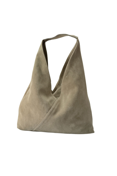 Hobby 26015S Genuine Suede Leather Women's Shoulder Bag