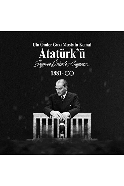 10 Kasım, Ulu Önder Gazi Mustafa Kemal Atatürk Okul Etkinlik Kumaş Fon 150x200