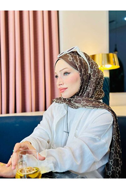 MOD-EXX Ιταλικό σάλι διπλής ύφανσης με μοτίβο G με αυτοκατασκευασμένο σχέδιο