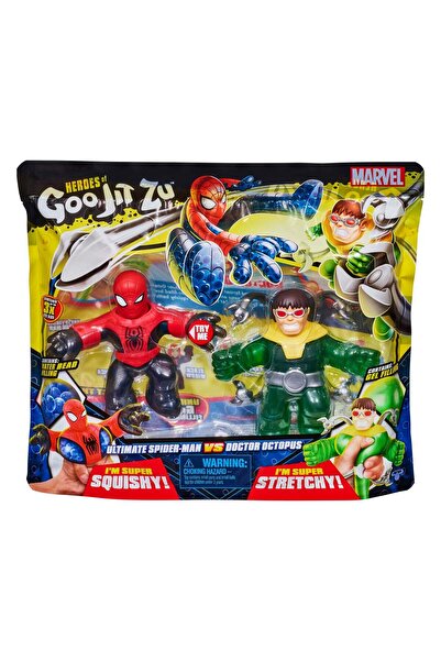 Marvel Figurine Goo Jit Zu 2 buc Ultimate Spiderman vs Doctor Octopus
