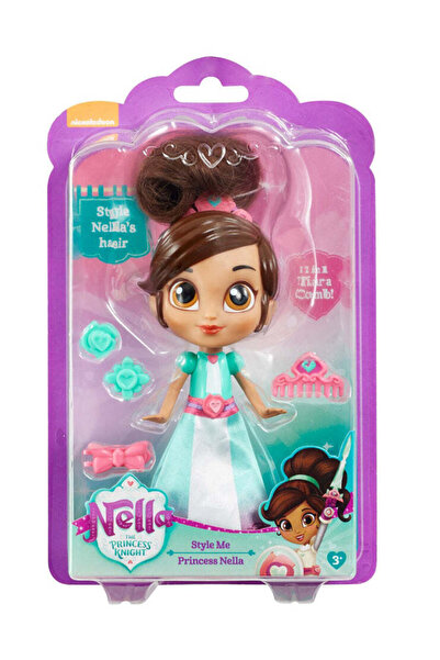 NİCKELODEON Papusa Nella printesa cu accesorii pentru par