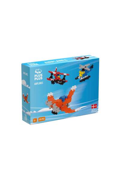 Plus Plus Puzzle Avioane în Cutie 170 Piese