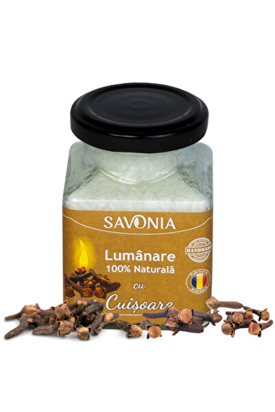 Savonia Cuisoare - Lumanare 100% Naturala 200 g,