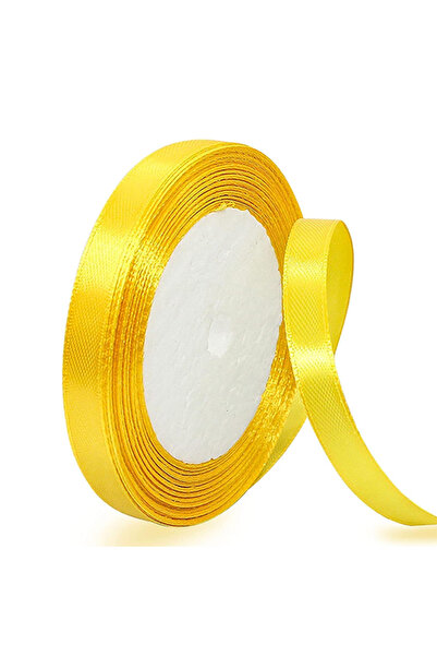 Share the Love شريط ساتان 12 مم - طول 25 ياردة - أصفر