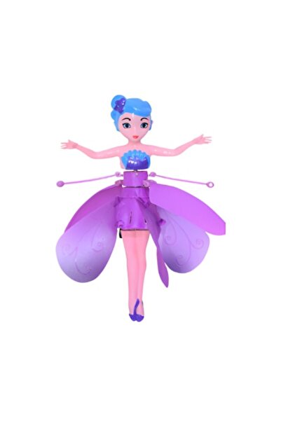 E-manor Flying Fairy Doll, 19 x 6.5 cm, Purple