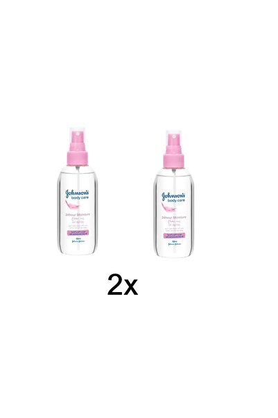 Johnson's جونسون بخاخ زيت مرطب للعناية بالجسم يدوم 24 ساعة مع زيت اللوز والصويا - 150 مل عدد 2حبة