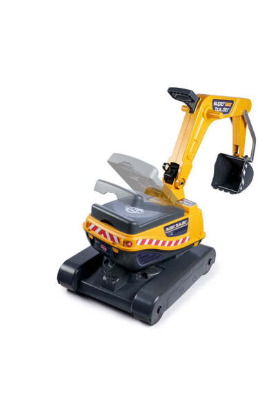 Falk Excavator de jucarie Super Builder, cu cupa, remorca cu accesorii, FK 140 A