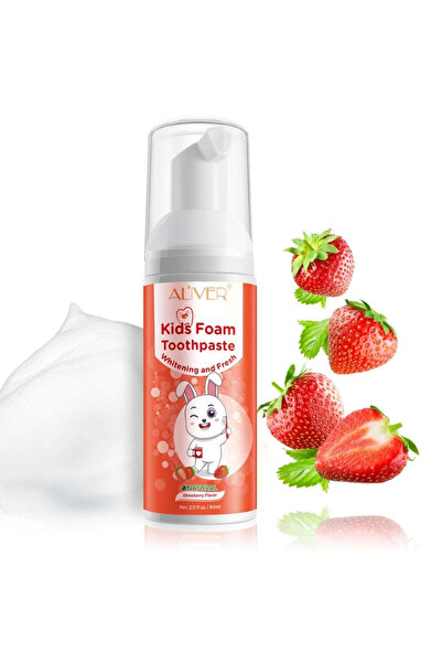 OEM Children's foaming toothpaste with strawberry flavor | 60 ml, ALIVER®