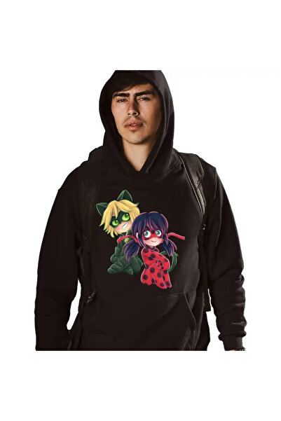 OEM Hanorac Barbati Miraculos Animatie Buburuza Adrien Noir