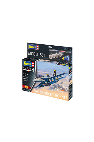 REVELL Model Kit F/A-18 F Super Hornet, 1:72, 12+