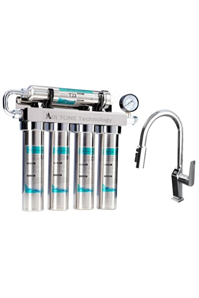 Air Tone Technology Filtru de apă cu robinet, filtrare în 5 etape, 0,01 microni