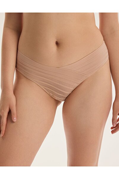 ESOTIQ Women's Briefs Striped Mesh Comfortable Classic Panties Invisible Design | Ciga