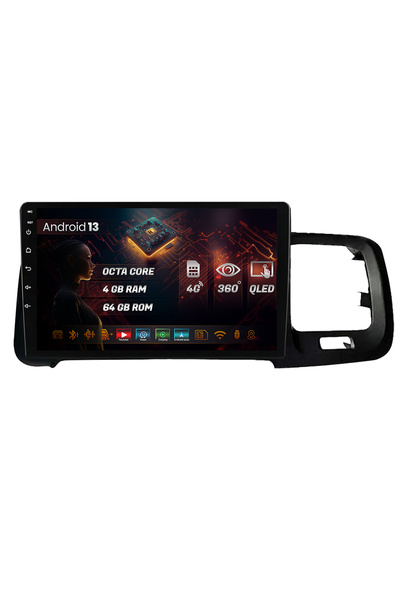 HUB64 Navigatie Volvo S60 (2010-2015), 4GB RAM, Android 13, Octacore, Slot Si...