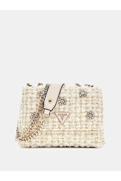Guess Everlee Kadın Yün Karışımlı Omuz Çantası