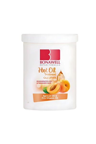 Bonawell بوناويل حمام زيت يعالج الشعر مع زيت المشمش وبرو فيتامين ب5 - 810مل