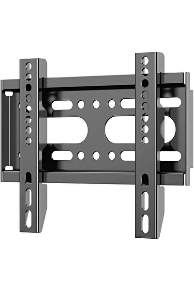 Yelajoy حامل تلفزيون ثابت على الحائط لأجهزة التلفزيون ذات الشاشات المسطحة مقاس 14-42 بوصة، متوافق مع معايير VESA حتى 200 × 200 مم، أقصى حمل 55 رطلاً، سهل التركيب