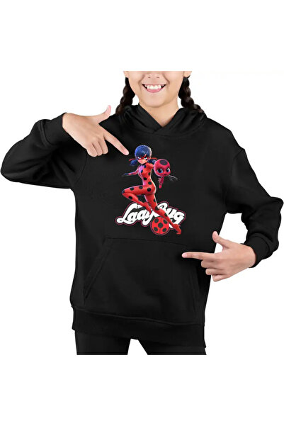 OEM Hanorac Copii Fete Buburuza Marinette Tikki Ladybug Miraculos