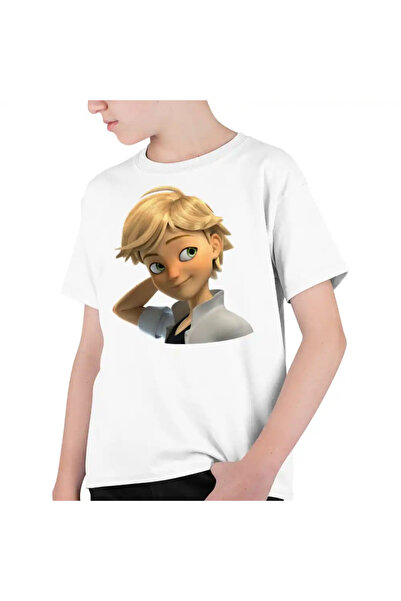 OEM Tricou Copii Baieti Adrien Agreste Miraculos Adrian Motanul Noir