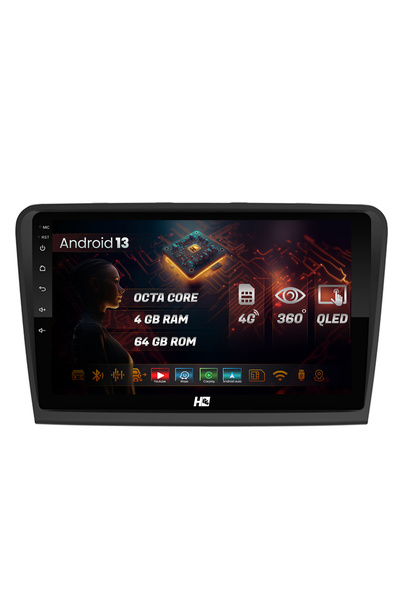 HUB64 Navigatie Skoda Superb 2 (2008-2015), 4GB RAM, Android 13, Octacore, Sl...