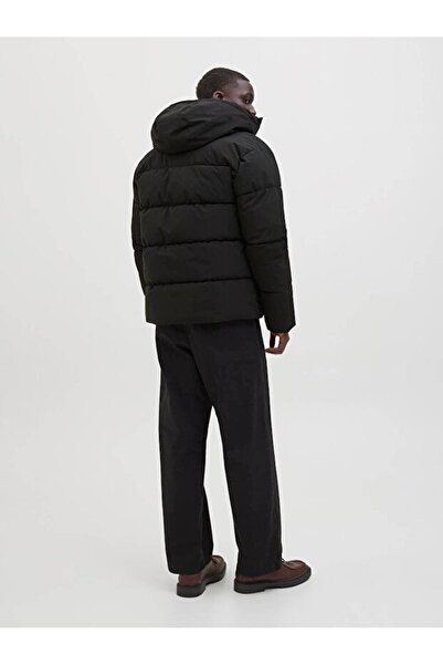 Jack & Jones JACK JONES Erkek Kolu Yazı Baskılı Şişme Mont 12283517