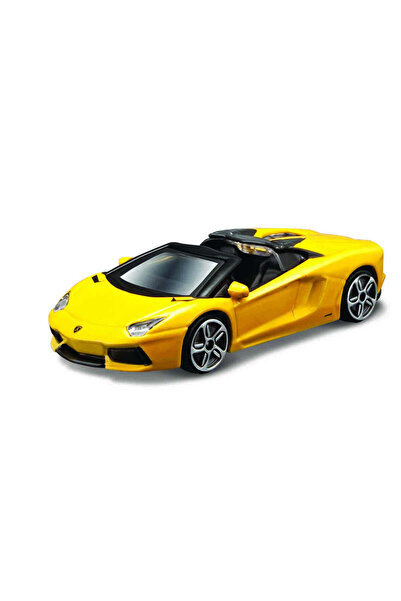 BBURAGO Macheta Masinuta Street Fire 1:43 LamborghiniAventador Roadster Galben