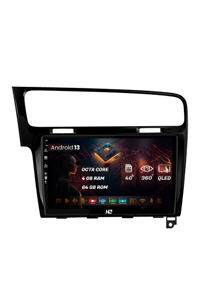 HUB64 Navigatie Volkswagen Golf 7, 4GB RAM, Android 13, Octacore, Slot Sim 4G