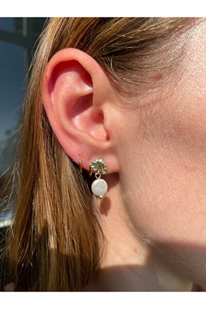 Hora Lora Minimal Gold Küpe