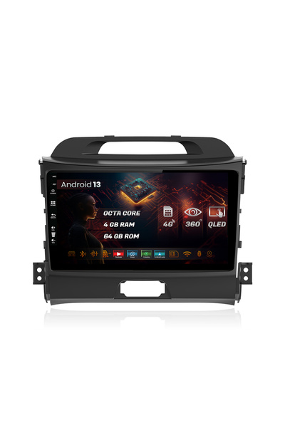 HUB64 Navigatie Kia Sportage (2010-2016), 4GB RAM, Android 13, Octacore, Slot...