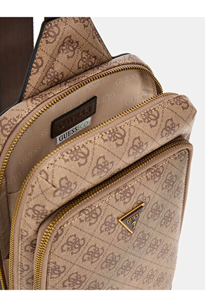 Guess Milano Erkek Bej/Kahverengi Çapraz Askılı Çanta HMMILOP5226-BBO
