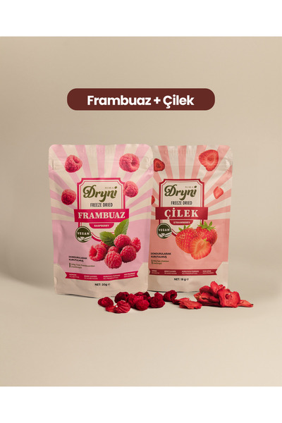 Nima Gurme Freeze Dried Dryni Frambuaz + Çilek Set
