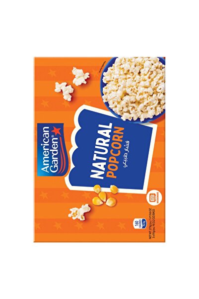 american garden Gluten Free Microwave Natural Popcorn 273 g Make Snack for Home and Parties