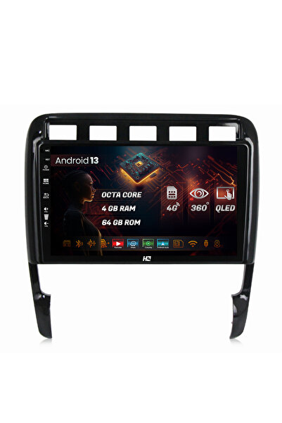 HUB64 Navigatie Porsche Cayenne (2002-2010), 4GB RAM, Android 13, Octacore, S...
