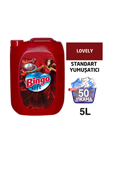 Bingo Soft Lovely Çamaşır Yumuşatıcısı 5 lt