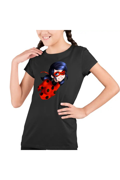 OEM Tricou Copii Fete Miraculos Buburuza Marinette Ladybug Miraculous