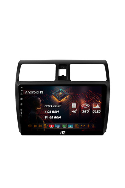 HUB64 Navigatie compatibila Suzuki Swift (2003-2010), 4GB RAM, Android 13, Oc...