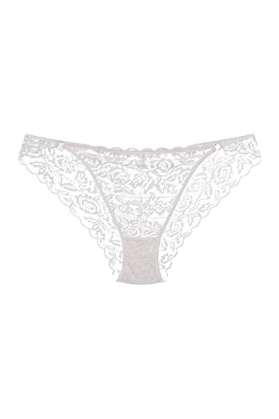 ESOTIQ Chiloți brazilieni pentru femei cu dantelă etnică și inele decorative aurii | Albină