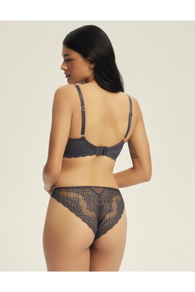 ESOTIQ Chiloți clasici confortabili pentru femei, din dantelă florală cu detalii fine | Caris