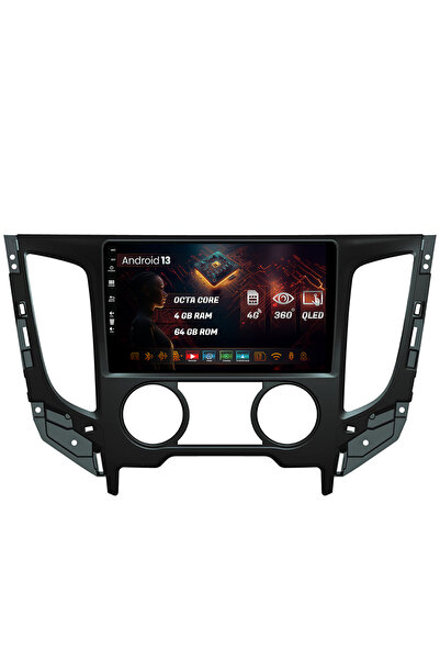 HUB64 Navigatie Mitsubishi L200 (2014-2020), 4GB RAM, Android 13, Octacore, S...