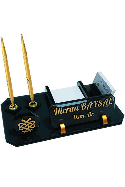 SENTEZ MASA İSİMLİĞİ Doktor Masa İsimliği Ofis Masa Üstü Hediye