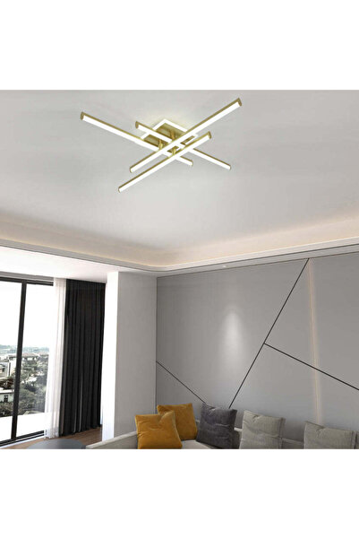 RFAN Πολυέλαιος LED, Μοντέλο FX60332-4L+1, με Τηλεχειριστήριο, 3 Τύποι Φωτισμ...