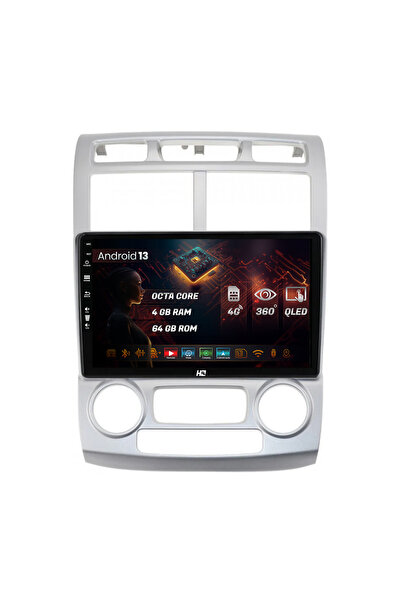 HUB64 Navigatie Kia Sportage (2005-2010) M/AC, 4GB RAM, Android 13, Octacore,...