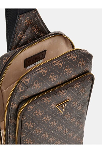 Guess Milano Men's Brown Crossbody Bag Hmmilop5226-Bnh