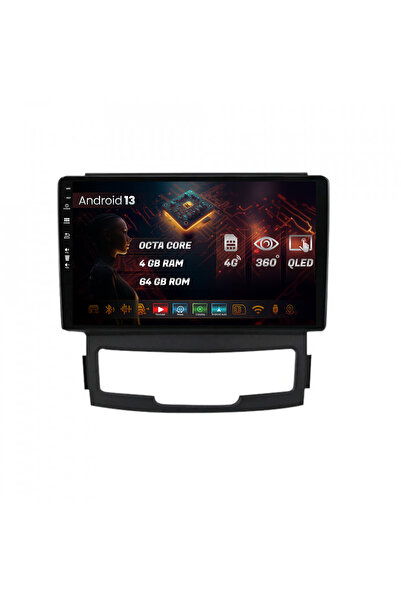 HUB64 Navigatie Ssang Yong Korando (2010-2013), 4GB RAM, Android 13, Octacore...