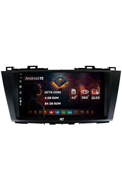 HUB64 Navigatie Mazda 5 (2010-2015), 4GB RAM, Android 13, Octacore, Slot Sim 4G