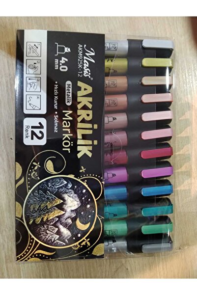 Masis AKRİLİK MARKÖRÜ 12 Lİ AKM925K-12