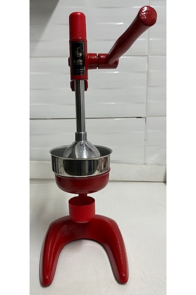 Kale Termos 1707 Classic Industrial Fruit Squeezer Model - Red - Handled Citrus Squeezer