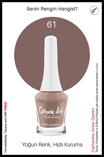 Catherine Arley CA RED LOVE – NAIL LACQUER – OJE – 61 – 7,5ml